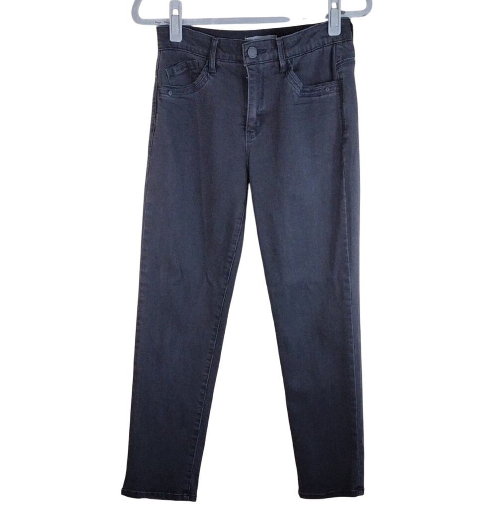 Wit & Wisdom Jeans Women’s 4 Black Gray Skinny Stretch Denim Casual Cotton